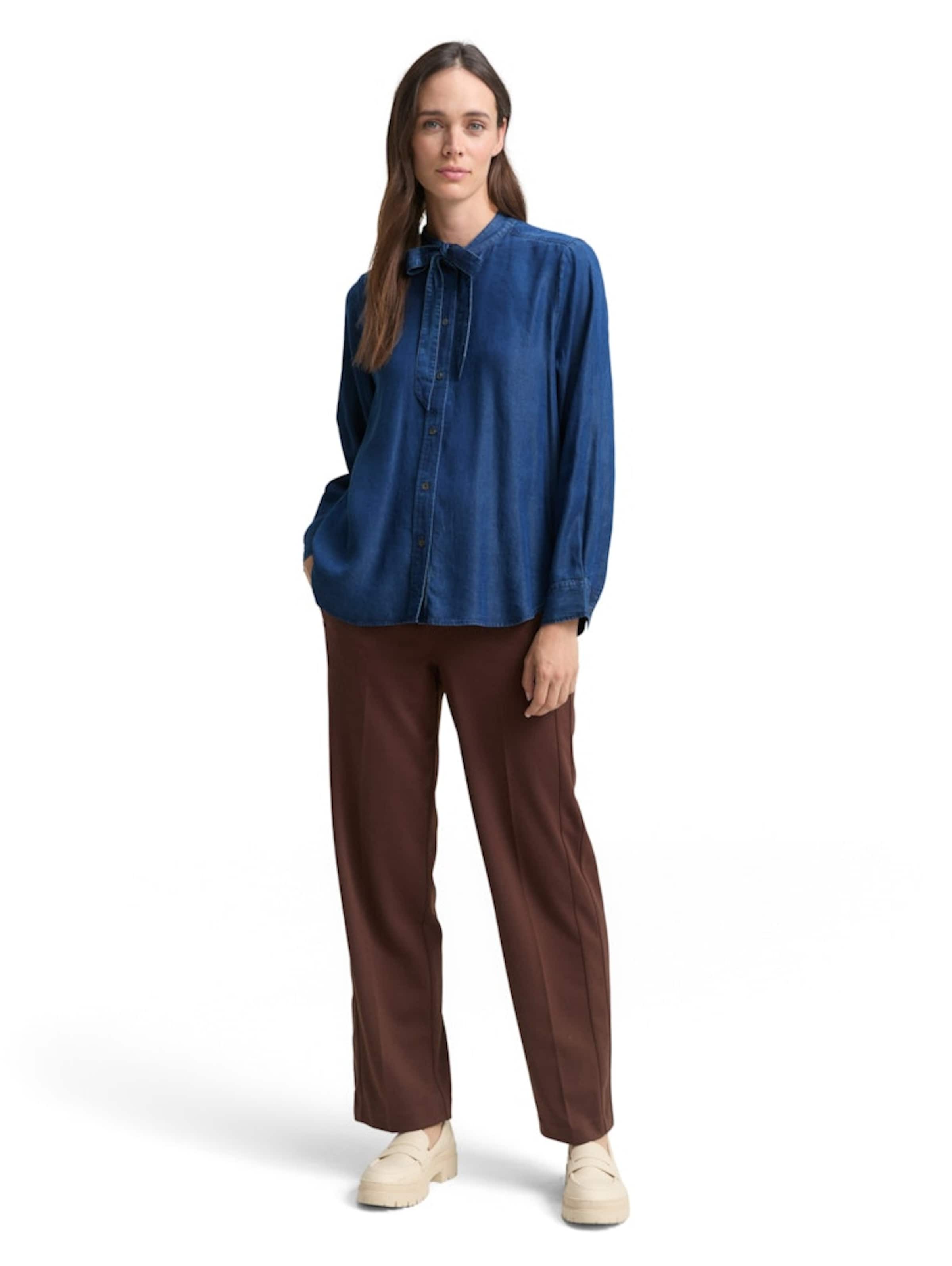 TOM TAILOR Blouse in Blue