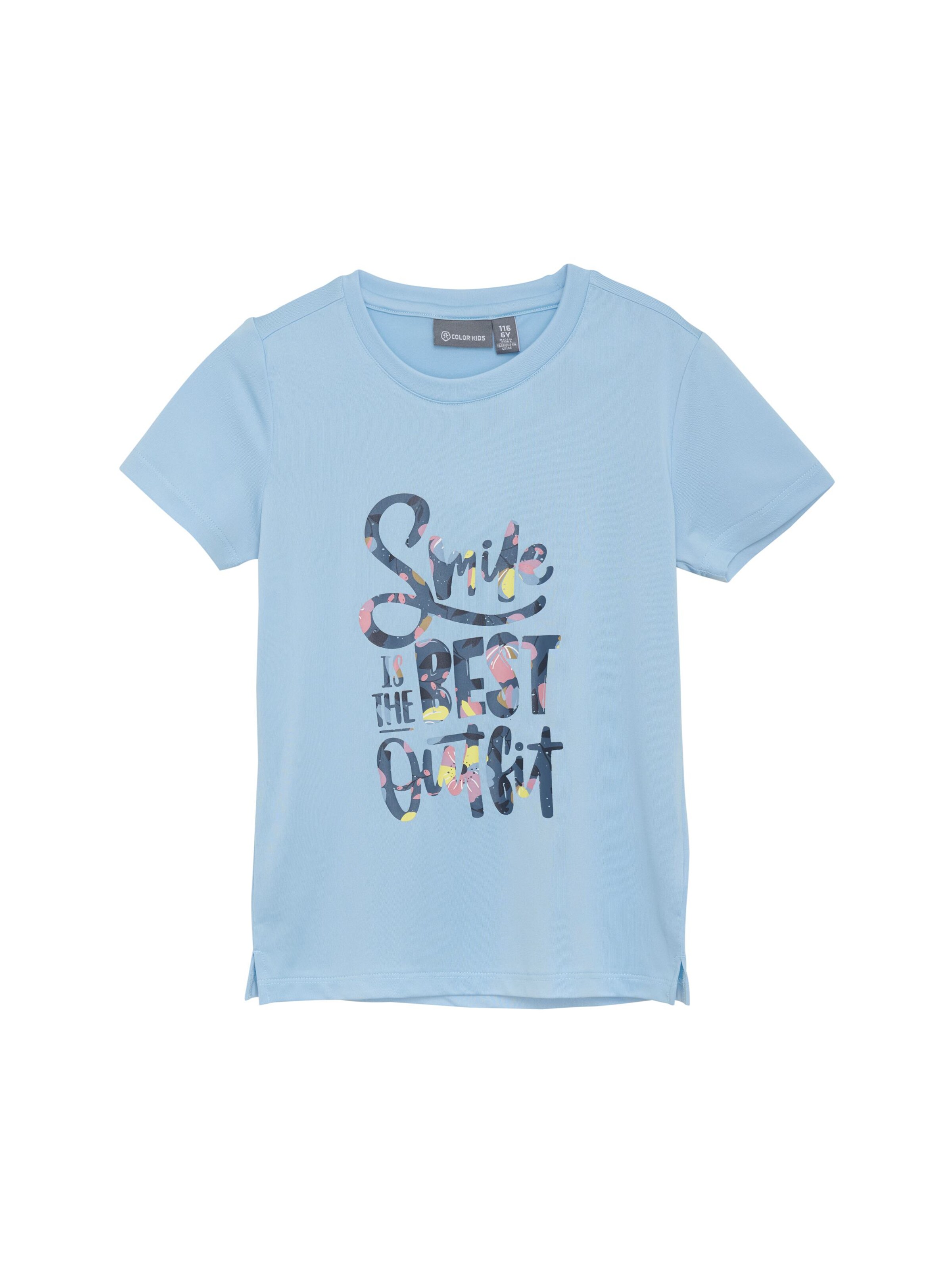 Maglietta di COLOR KIDS in blu: frontale