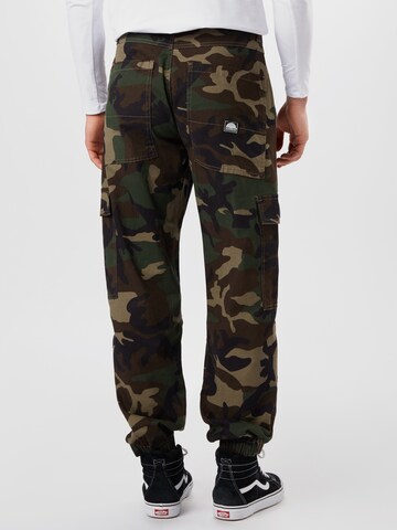 SOUTHPOLE Tapered Cargo Pants in Brown