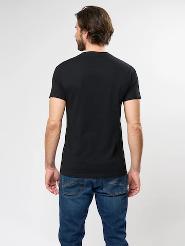 Coupe regular T-Shirt 'Texas' MCS en noir