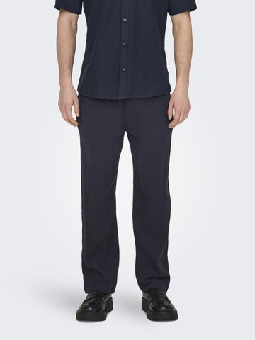 Loosefit Pantalon Only & Sons en bleu : devant