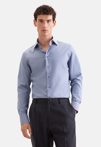 SEIDENSTICKER Slim fit Business shirt in Blue: front