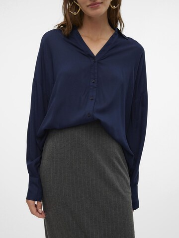 VERO MODA Blouse 'BUMPY' in Blue