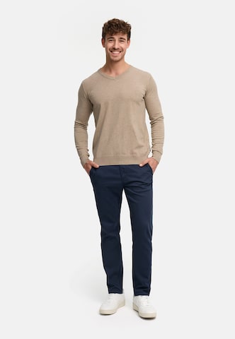 INDICODE JEANS Trui 'Tikks' in Beige