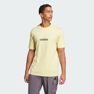 ADIDAS ORIGINALS Functioneel shirt 'Essentials' in Geel: voorkant