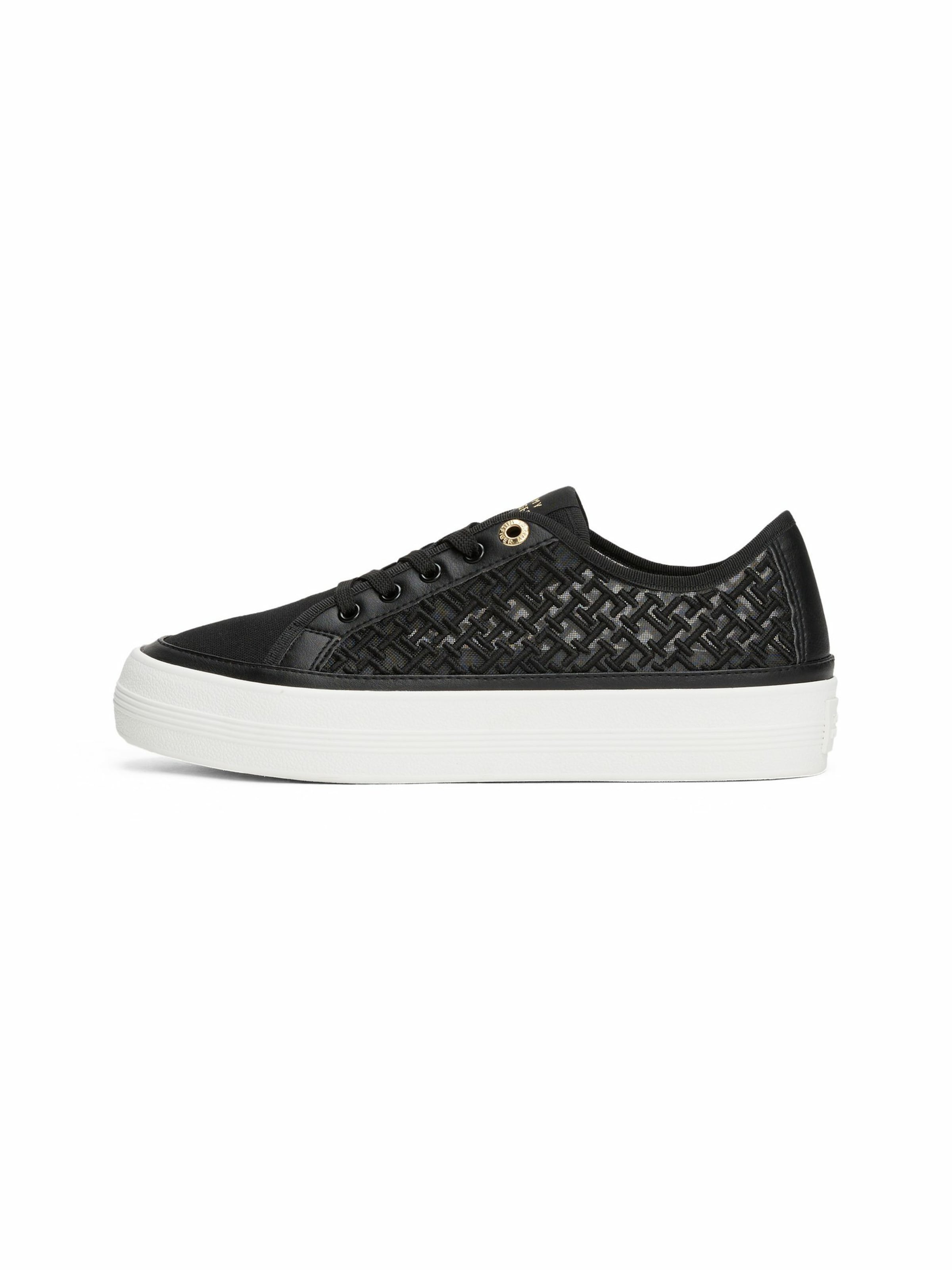 TOMMY HILFIGER Sneaker in Schwarz: Vorderseite