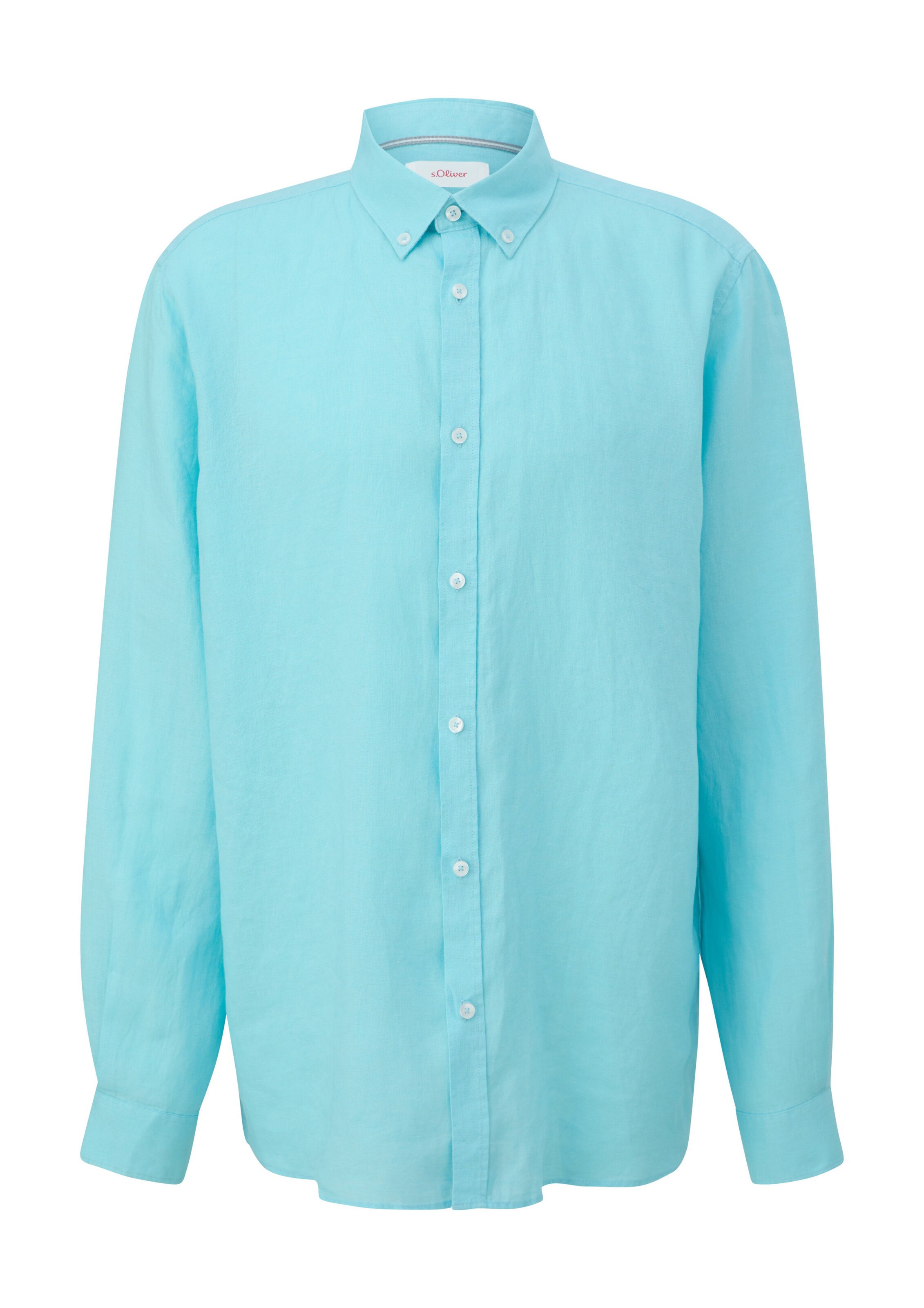 s.Oliver Men Big Sizes Regular Fit Hemd in Blau: Vorderseite