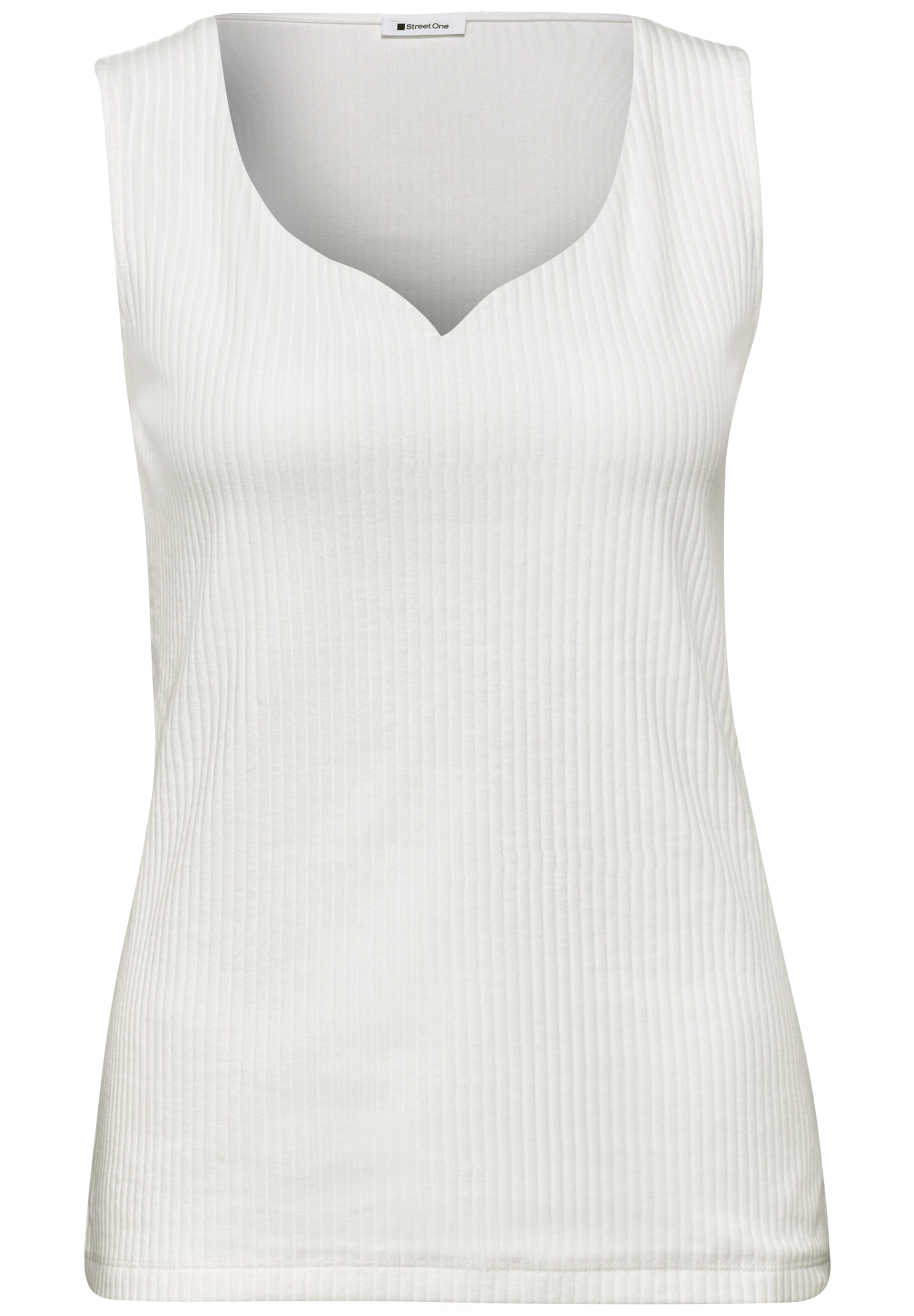 STREET ONE Top in White: front