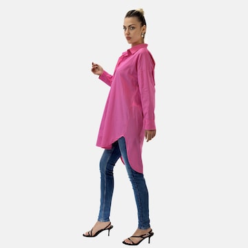 Elara Blusekjole i pink