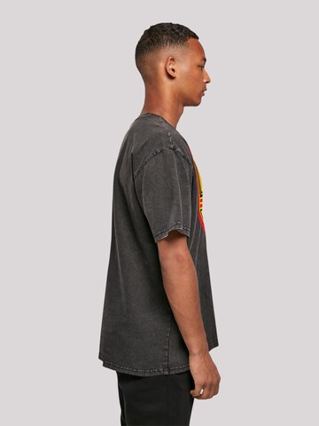 F4NT4STIC Shirt 'Kiss Rock Band Army Logo' in Black