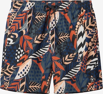 The Sunshine Brand Uimashortsit 'Mike' värissä oranssi: etupuoli