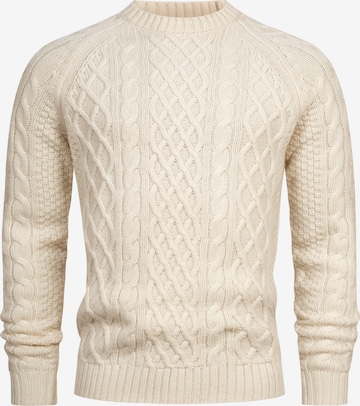 Kronstadt Pullover 'Ward' in Weiß: Vorderseite