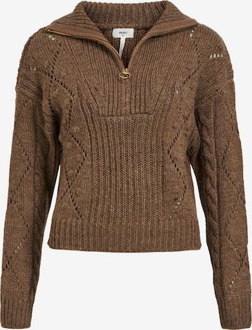 OBJECT Sweater 'Kelly' in Brown: front