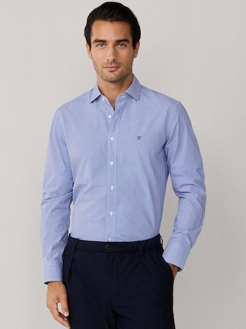 Coupe regular Chemise 'City' Hackett London en bleu : devant
