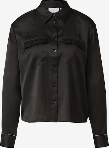 Chemisier COMMA en noir : devant