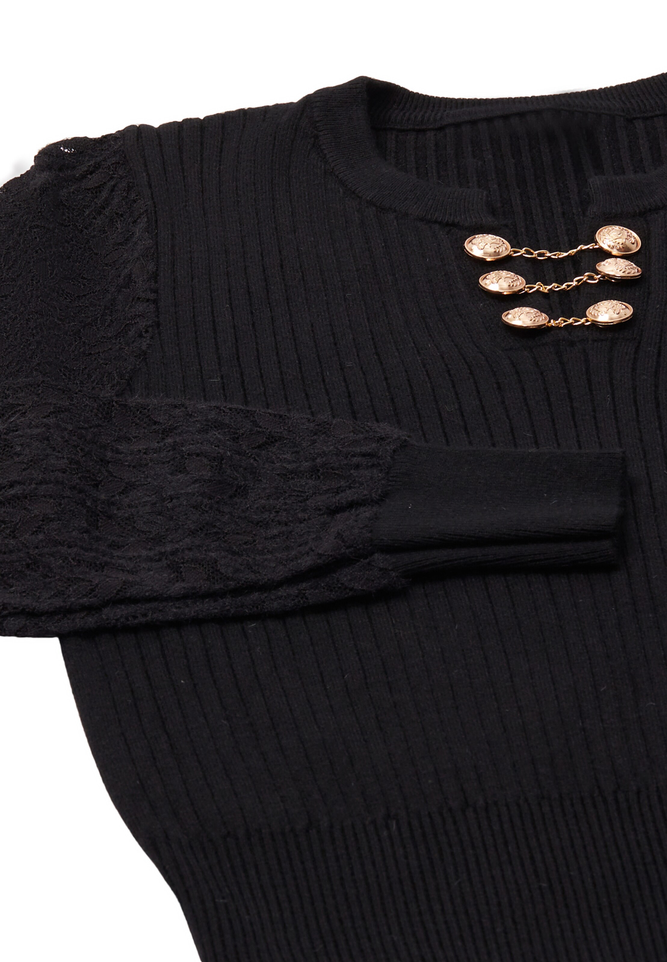 NAEMI - Pullover em preto