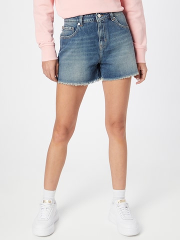 Regular Jeans de la Love Moschino pe albastru: față