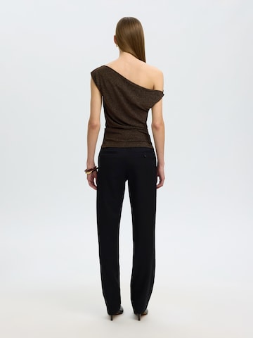 Haut 'SLWNORI' SELECTED en marron