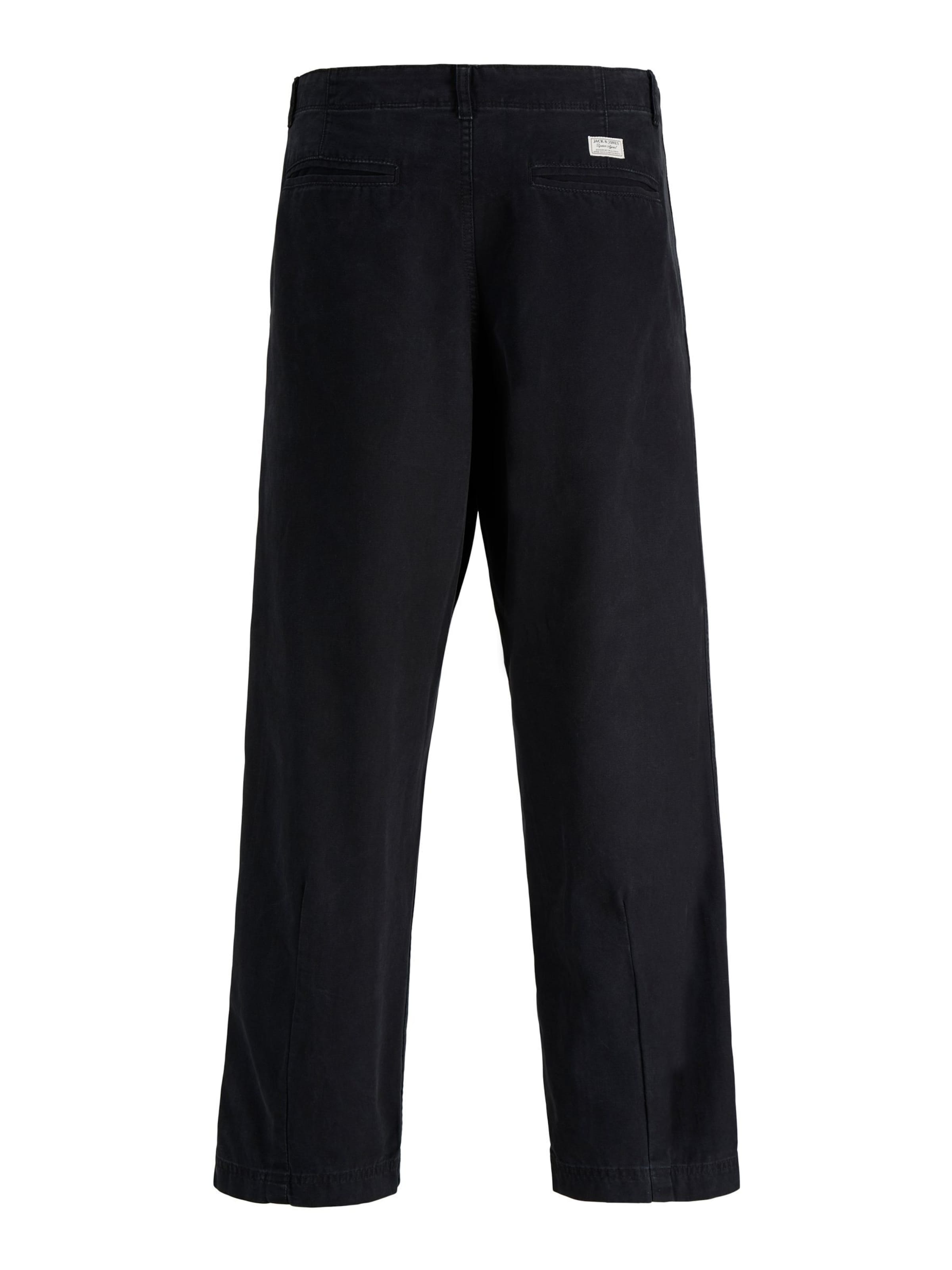 Regular Pantalon chino 'Barrel' JACK & JONES en noir