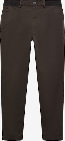 Pantalon 'Prato' MANGO MAN en marron : devant