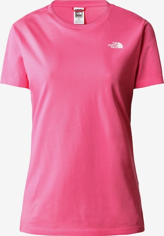 THE NORTH FACE Shirt 'SIMPLE DOME' in Pink: predná strana
