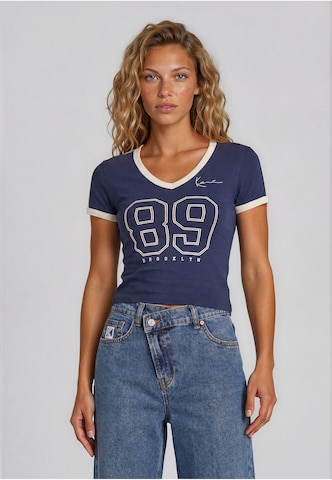 Karl Kani - Camisa '89' em azul: frente