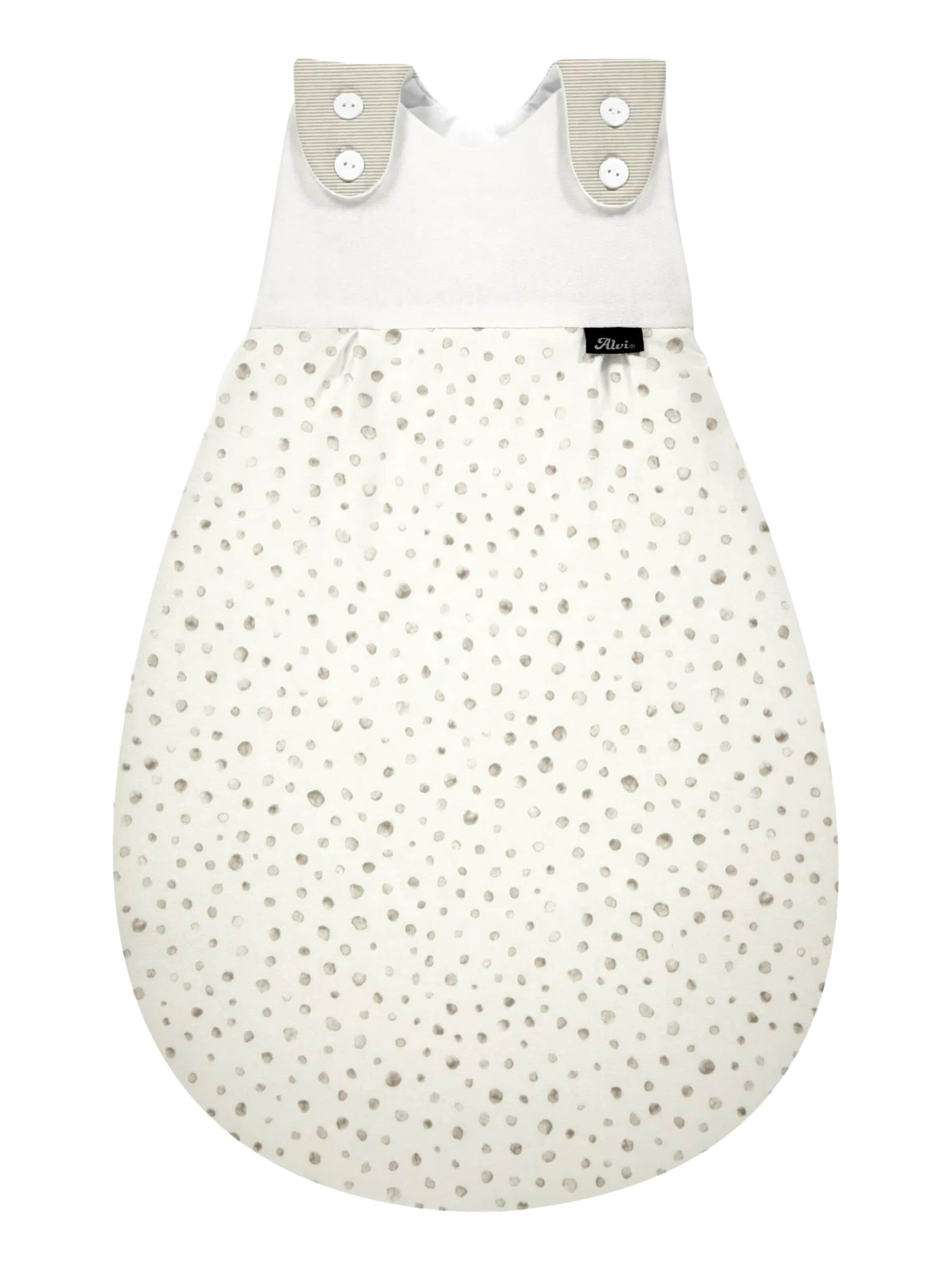 ALVI Sleeping Bag 'Schlafsack Baby-Mäxchen Außensack Baumwolle' in Beige: front