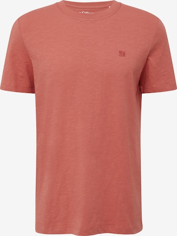 T-Shirt s.Oliver en rouge : devant