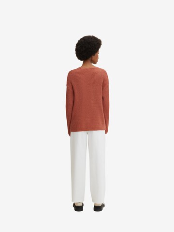 TOM TAILOR Pullover in Rot