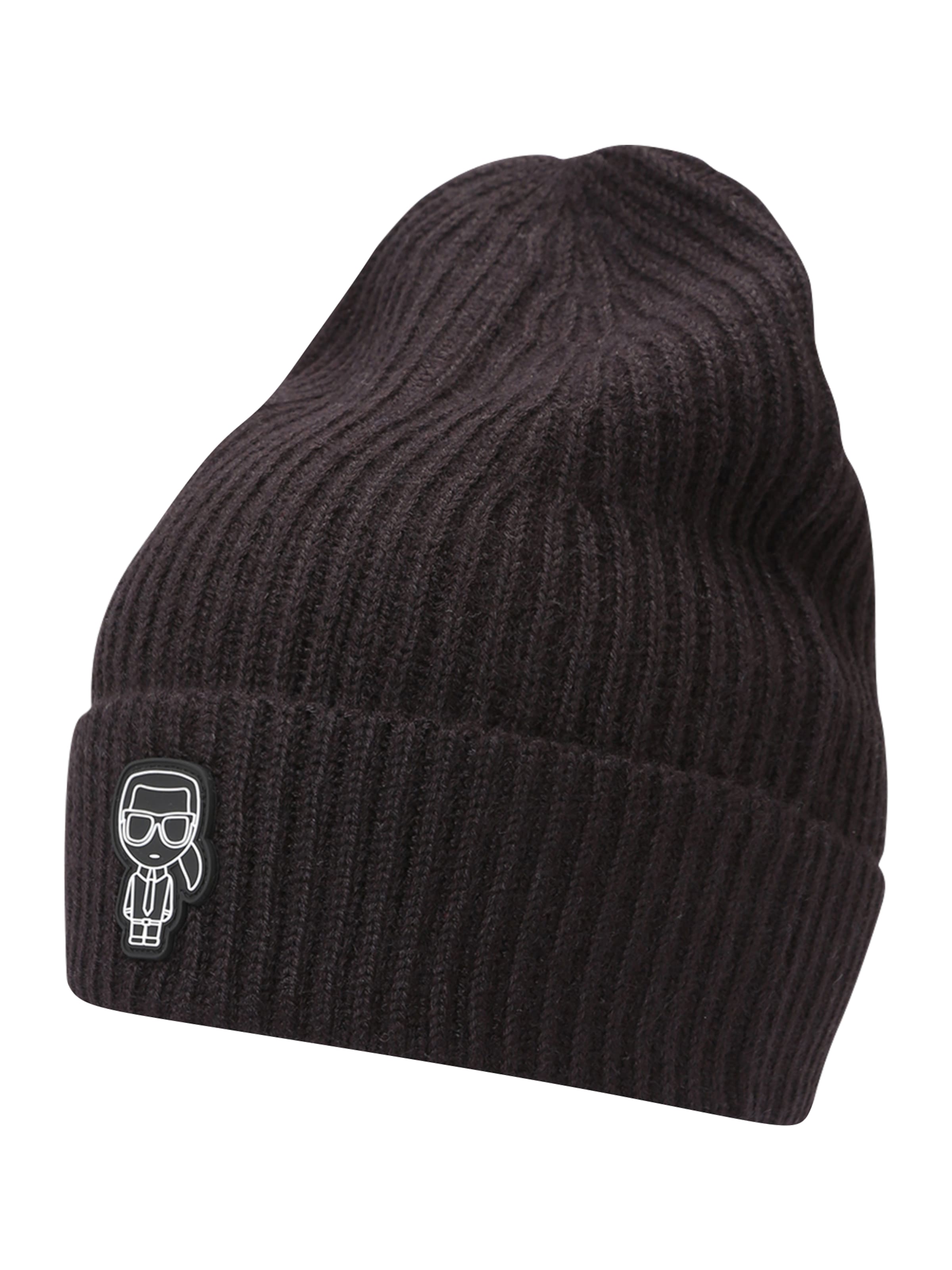 Karl Lagerfeld Sapka - fekete: elől