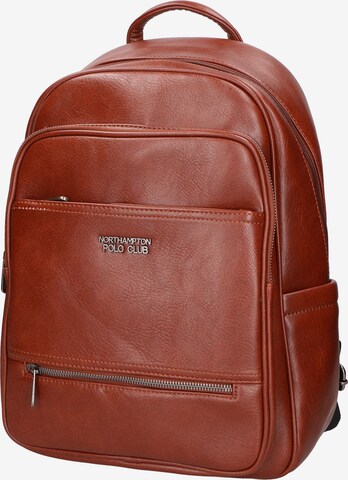 Northampton Polo Club Backpack ' ' in Brown: front
