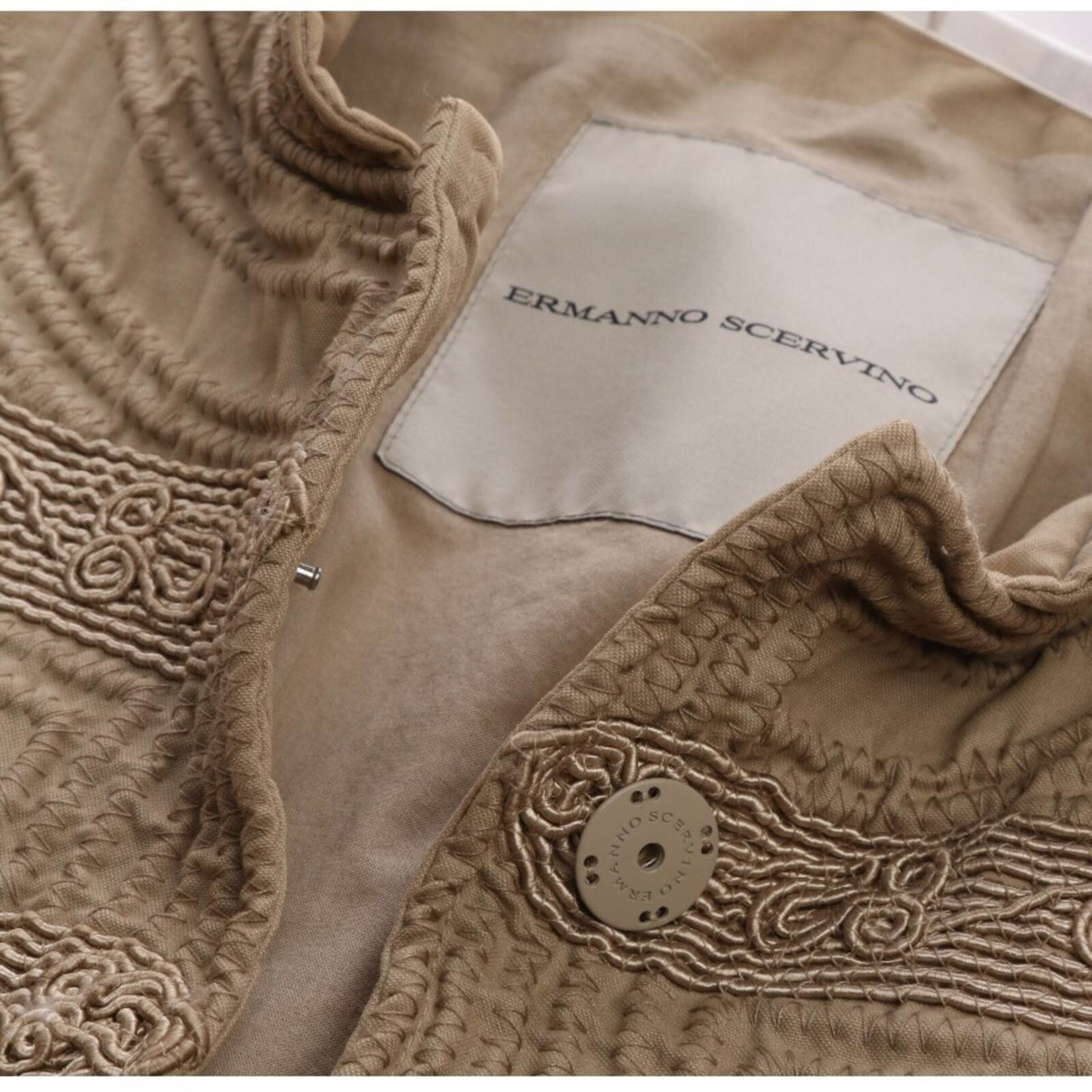 Ermanno Scervino Jacket & Coat in S in White