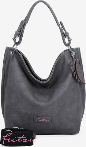 Fritzi aus Preußen Shoulder Bag in Grey: front