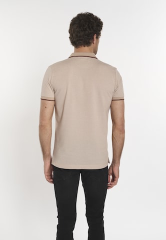 DENIM CULTURE T-shirt 'Tiago' i beige