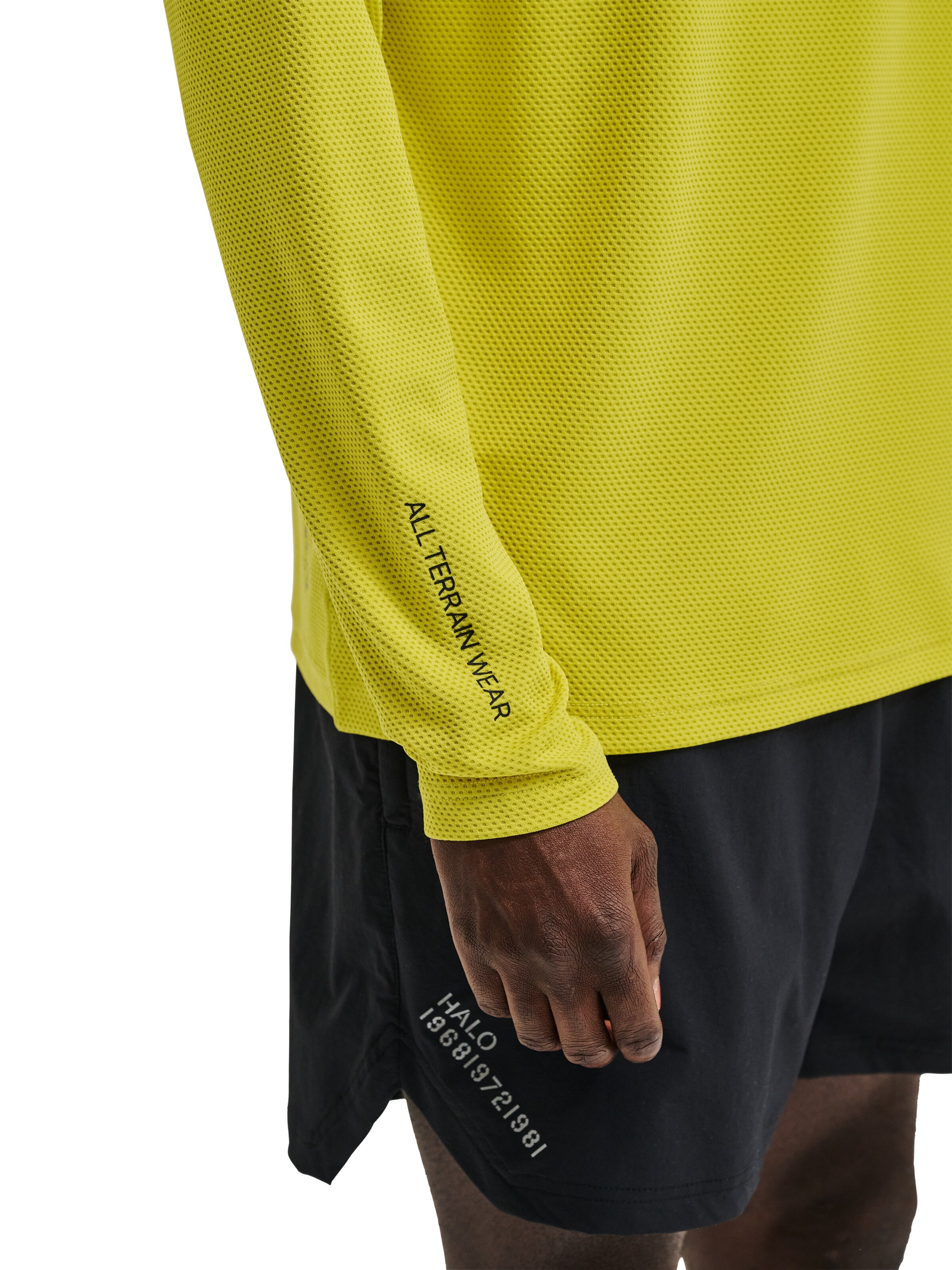 HALO Functioneel shirt in Geel