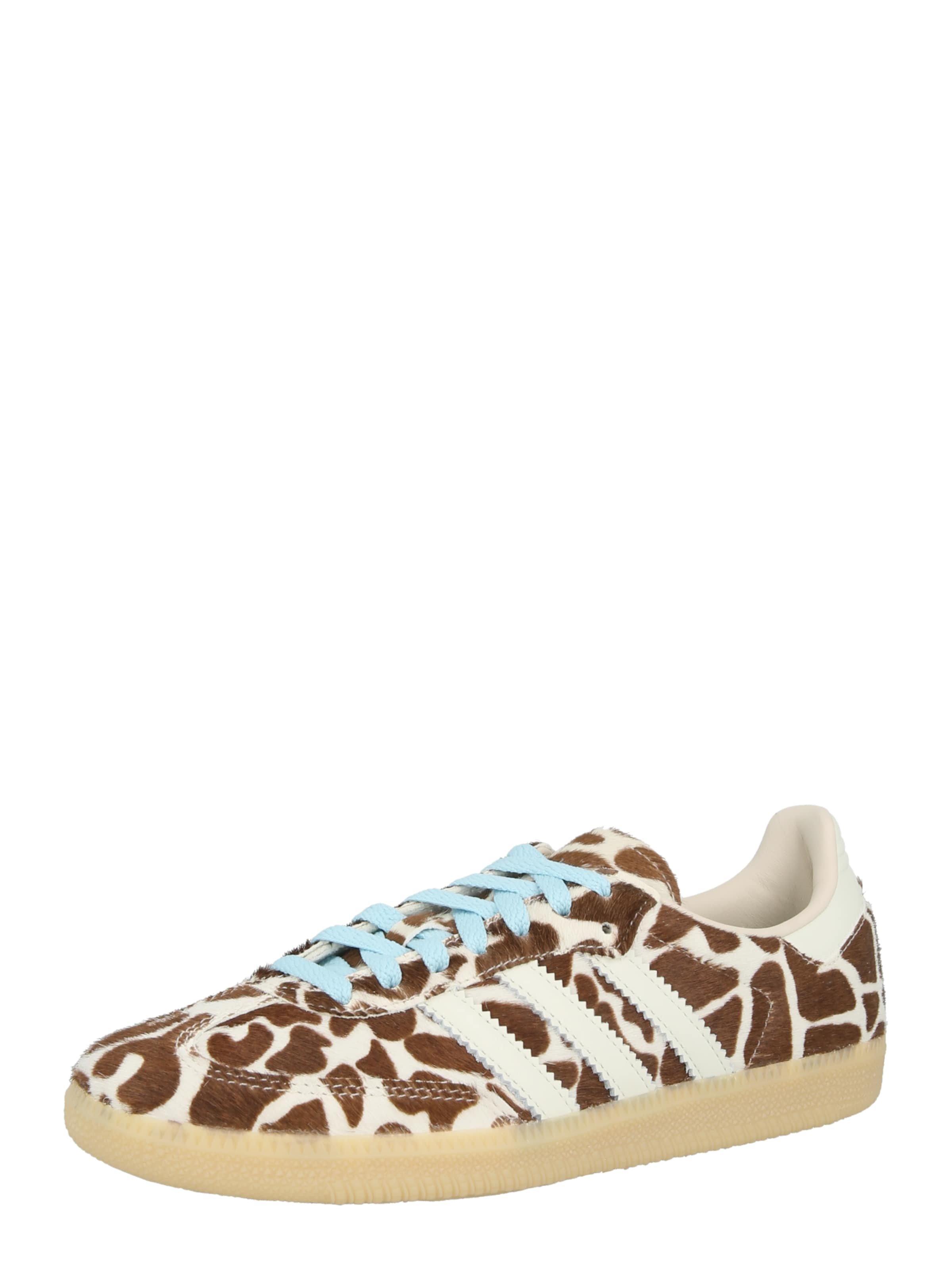 ADIDAS ORIGINALS Platform trainers 'SAMBA' in Light beige / Sky blue / Brown, Item view