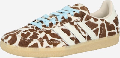 ADIDAS ORIGINALS Matalavartiset tennarit 'SAMBA' värissä vaaleabeige / taivaansininen / ruskea, Tuotenäkymä