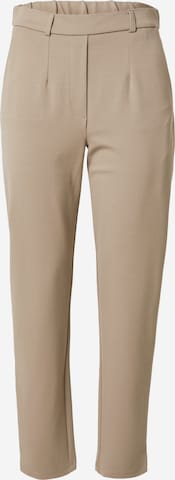 JDY - Tapered Pantalón de pinzas en marrón: frente