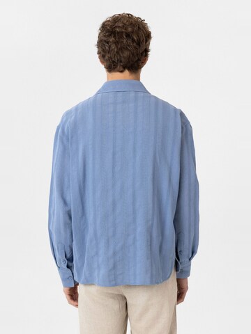 Antioch Comfort fit Button Up Shirt 'Cristiano' in Blue