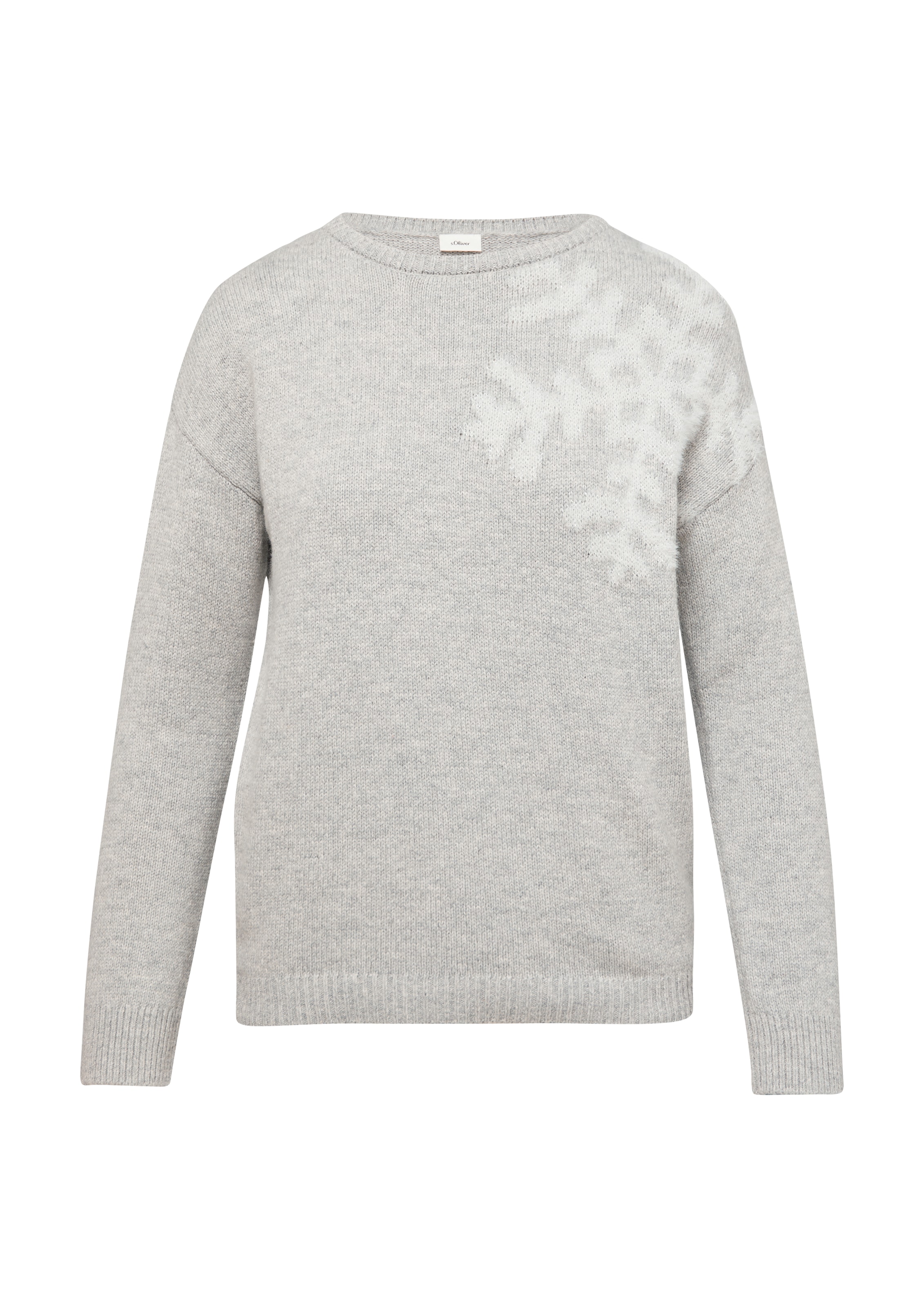 s.Oliver BLACK LABEL Pullover in Grau: Vorderseite