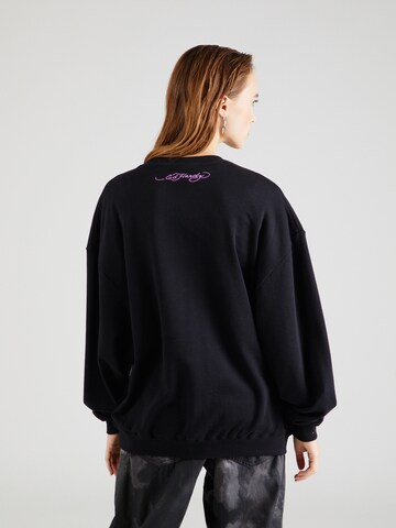 Sweat-shirt 'BRAVE HEART' Ed Hardy en noir