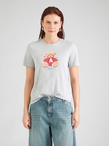 pilka ONLY Marškinėliai 'ONLBILA': priekis