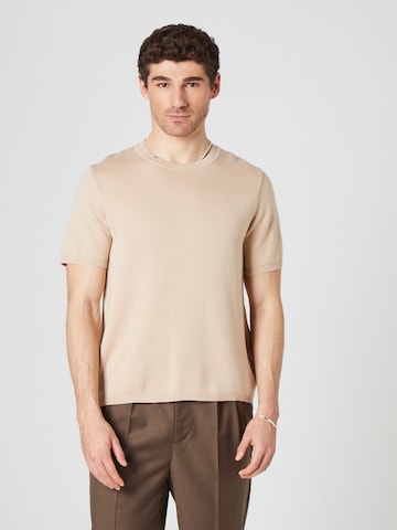 Guido Maria Kretschmer Men Pullover 'Diego' in Beige: predná strana