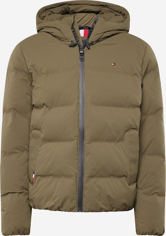 TOMMY HILFIGER Winter jacket in Green: front