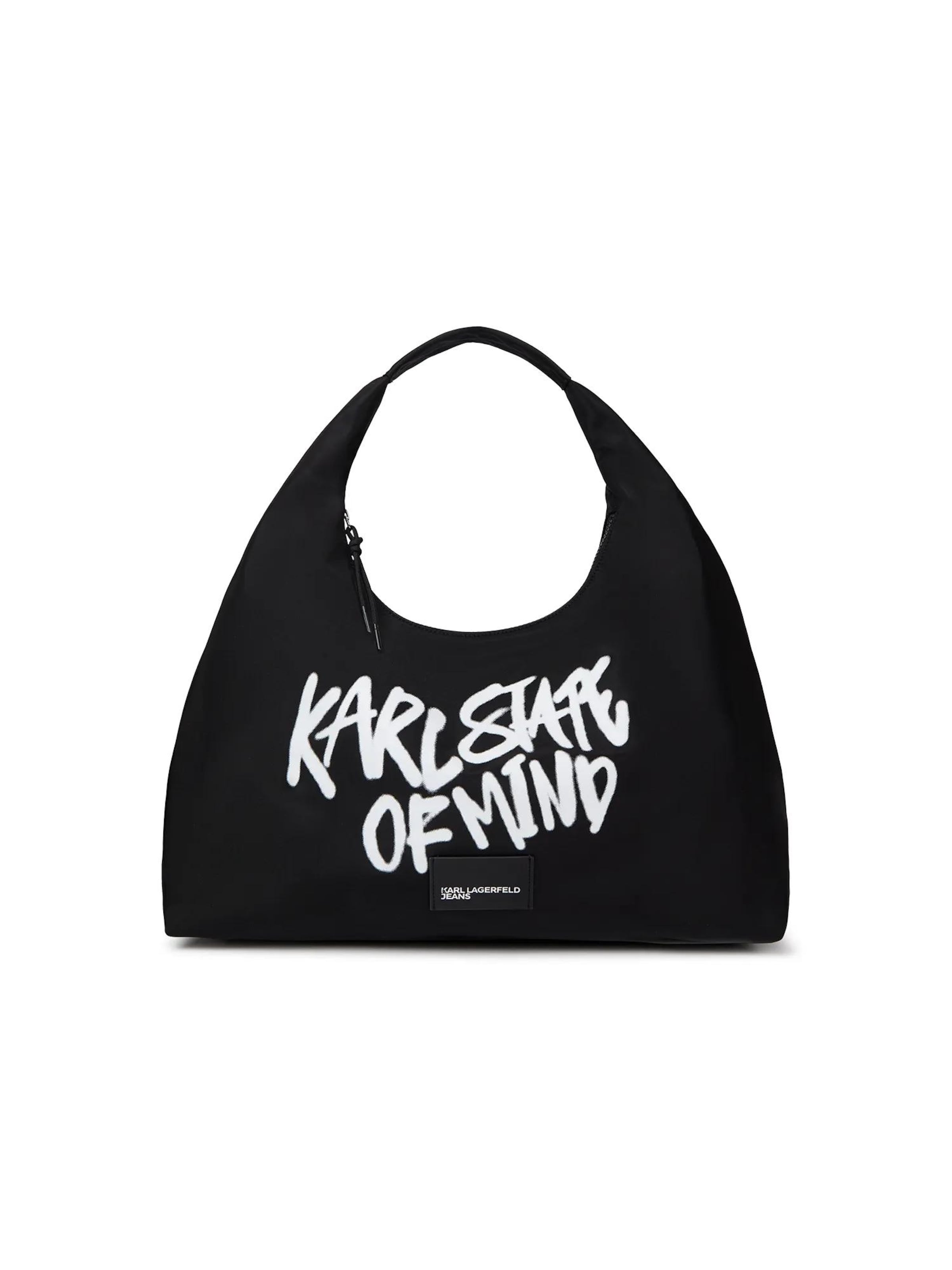 Shopper di KARL LAGERFELD JEANS in nero: frontale
