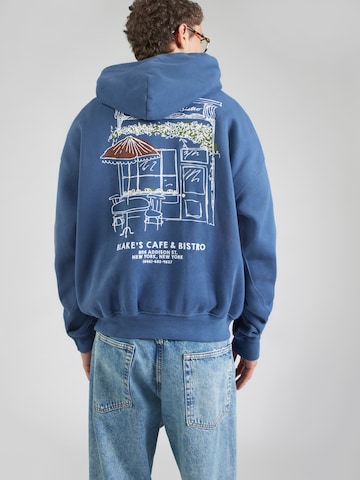 Abercrombie & Fitch Sweatshirt 'COFFEE SHOP' in Blau: Vorderseite