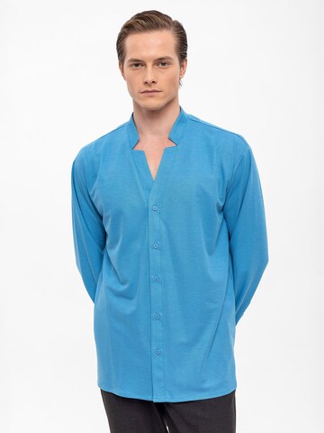 Coupe regular Chemise Antioch en bleu