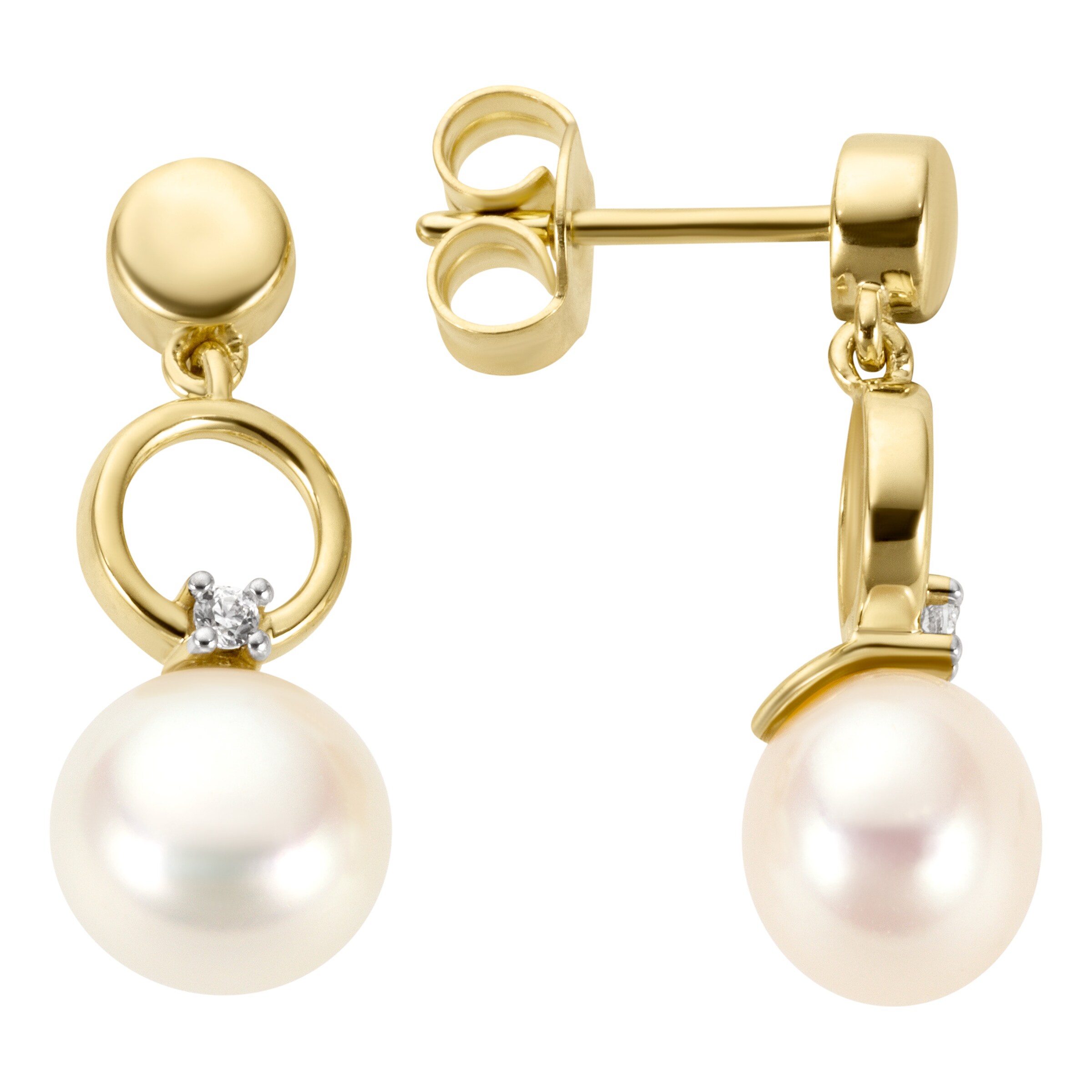 FIRETTI Ohrringe in Gold: Vorderseite