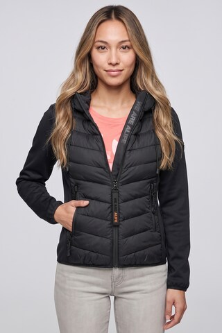 alife & kickin Übergangsjacke 'ZeliaAK A' in Schwarz: Vorderseite