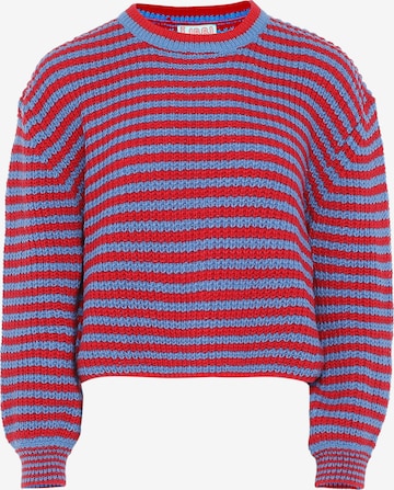 raudona Libbi Megztinis: priekis